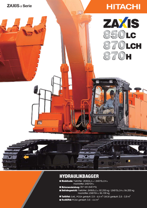 Raupenbagger Hitachi ZX 870 LCH-3