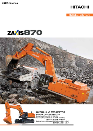 Raupenbagger Hitachi ZX870LCH-5B