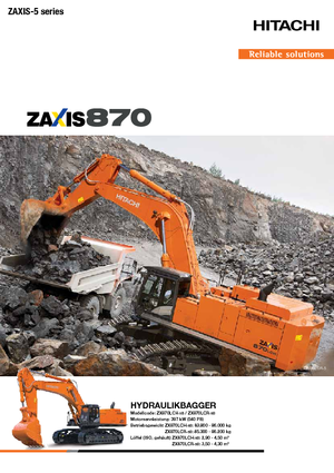 Raupenbagger Hitachi ZX870LCH-5B