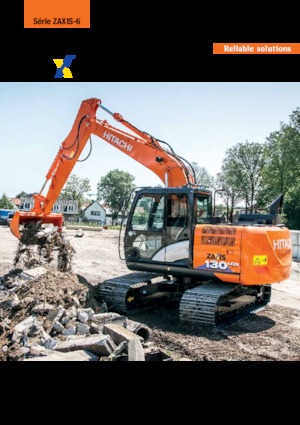 Raupenbagger Hitachi ZX130LCN-6