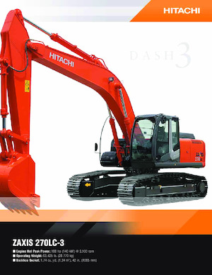 Raupenbagger Hitachi ZX270LC-3