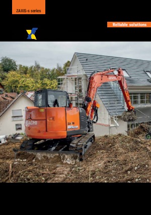 Raupenbagger Hitachi ZX85USB-6