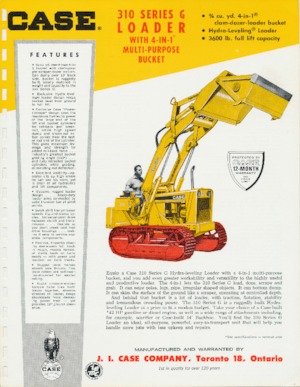 Laderaupen Case 310G 