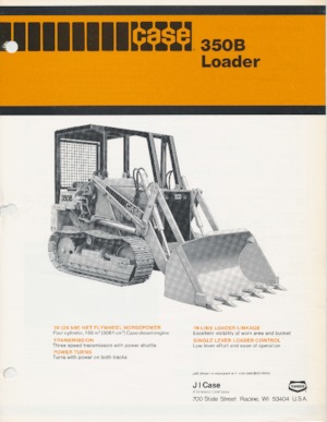 Laderaupen Case 350B 