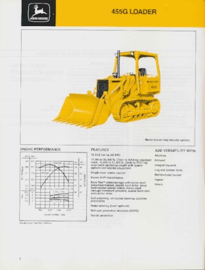 Laderaupen John Deere Construction 455 G