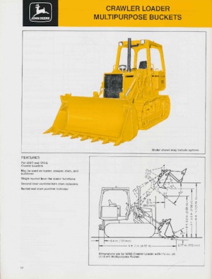 Laderaupen John Deere Construction 455 G