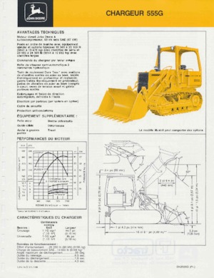 Laderaupen John Deere Construction 555 G