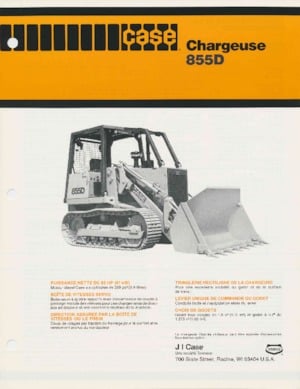 Laderaupen Case 855 D 