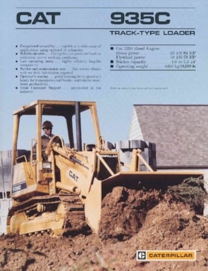 Laderaupen Caterpillar 935C