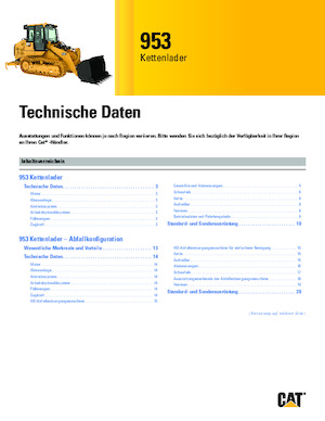 Laderaupen Caterpillar 953