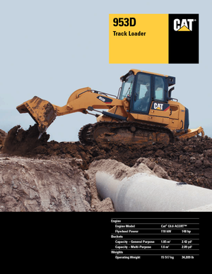 Laderaupen Caterpillar 953D