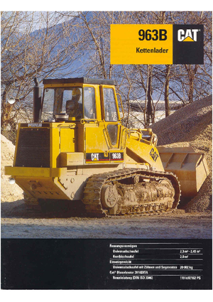 Laderaupen Caterpillar 963 B