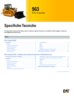 Laderaupen Caterpillar 963