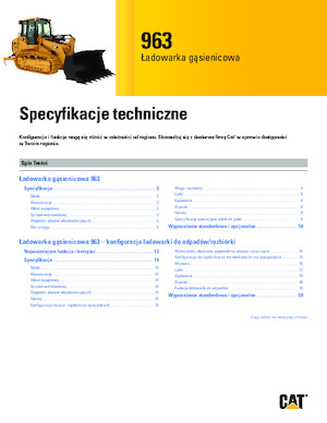 Laderaupen Caterpillar 963