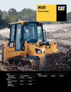 Laderaupen Caterpillar 963D