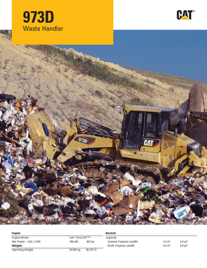 Laderaupen Caterpillar 973D