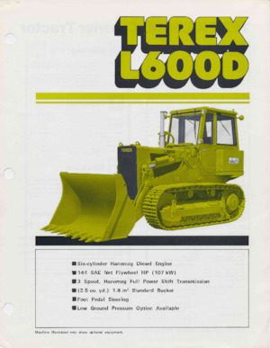Laderaupen Terex L600D