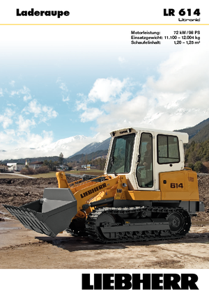 Laderaupen Liebherr LR 614