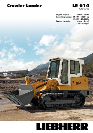 Laderaupen Liebherr LR 614
