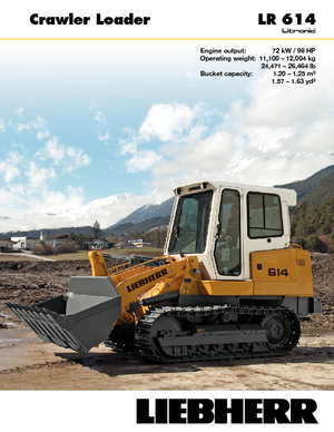 Laderaupen Liebherr LR 614