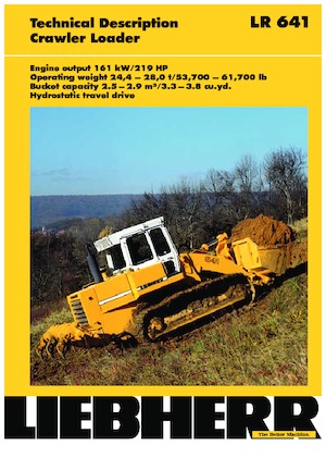 Laderaupen Liebherr LR 641