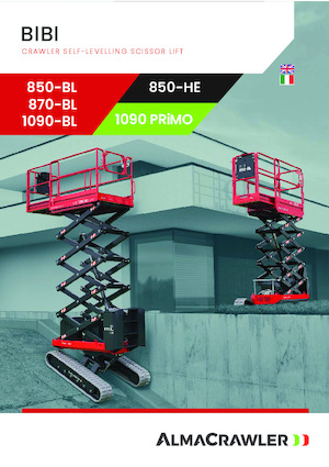 Scherenbühnen auf Raupen Almac Bibi 1090 PRiMO