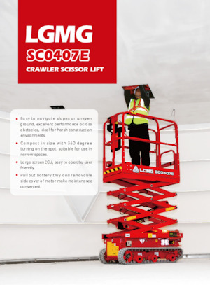 Scherenbühnen auf Raupen LGMG  SC1532E