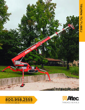 Teleskoparbeitsbühnen auf Raupen TEUPEN TC98SJ