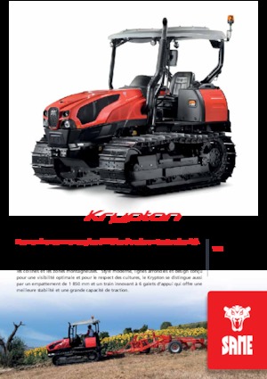 Raupen-Traktoren SAME Krypton 115 