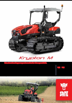 Raupen-Traktoren SAME Krypton M 105 