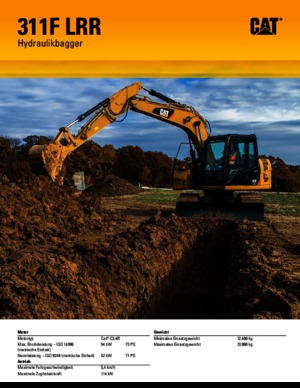 Raupenbagger Caterpillar 311F L RR