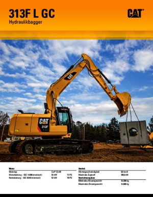 Raupenbagger Caterpillar 313F L GC