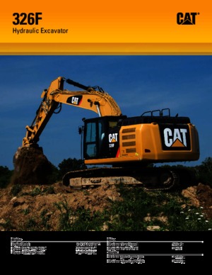 Raupenbagger Caterpillar 326F L