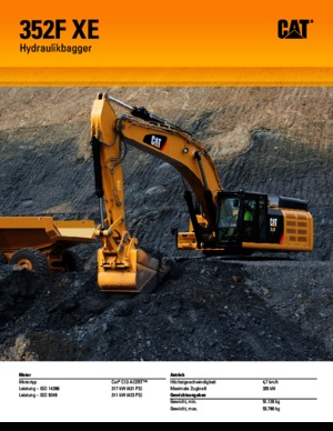 Raupenbagger Caterpillar 352F L XE
