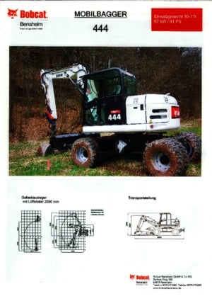 Raupenbagger Bobcat 444