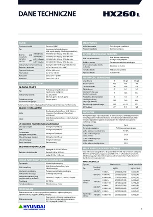 Raupenbagger Hyundai HX260L