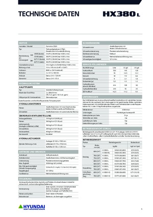 Raupenbagger Hyundai HX380L