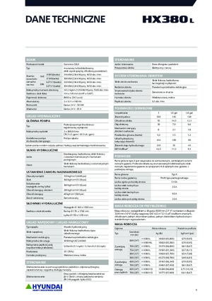 Raupenbagger Hyundai HX380L