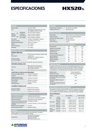 Raupenbagger Hyundai HX520L