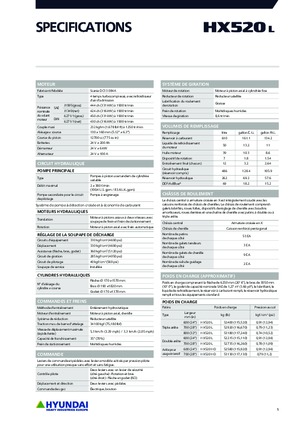 Raupenbagger Hyundai HX520L