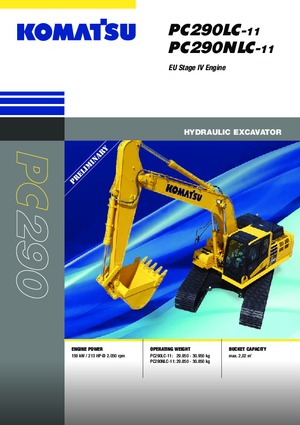 Raupenbagger Komatsu PC290NLC-11E0