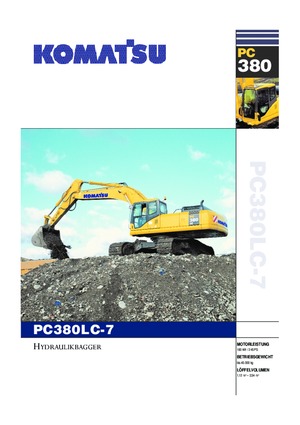 Raupenbagger Komatsu PC380LC-7 active