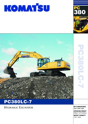 Raupenbagger Komatsu PC380LC-7 active