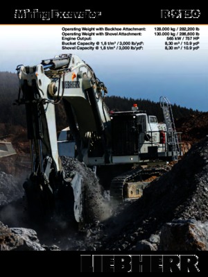 Raupenbagger Liebherr R 9150