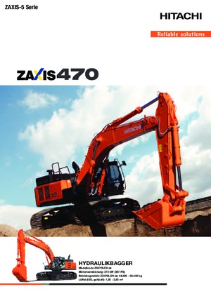 Raupenbagger Hitachi ZX 470 LCH-5 G