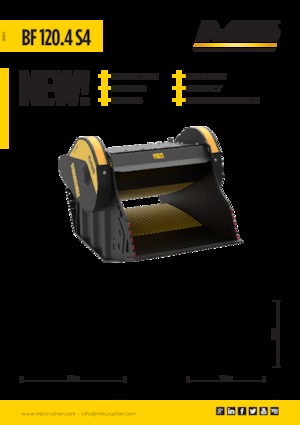 Brecherlöffel MB Crusher BF120.4 S4