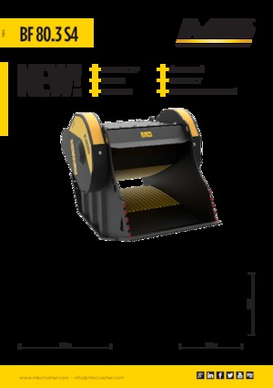Brecherlöffel MB Crusher BF80.3 S4