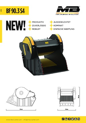 Brecherlöffel MB Crusher BF90.3 S4