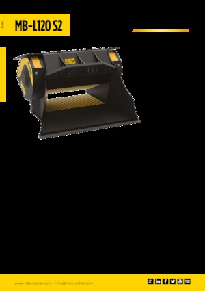 Brecherlöffel MB Crusher MB-L120 S2