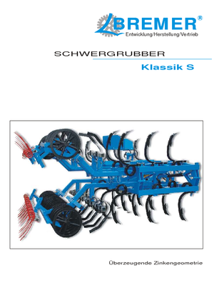 Grubber Bremer SHG 3/23 Klassik-S